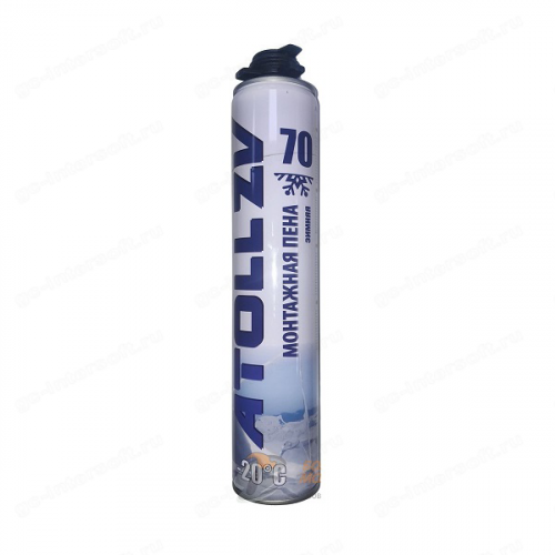 Пена монтажная Atoll ZV Winter Mega PRO зимняя -20С